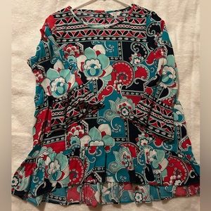 Crown and Ivy bell sleeve top - XS